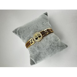 Bronz Ağaç Desenli Bileklik